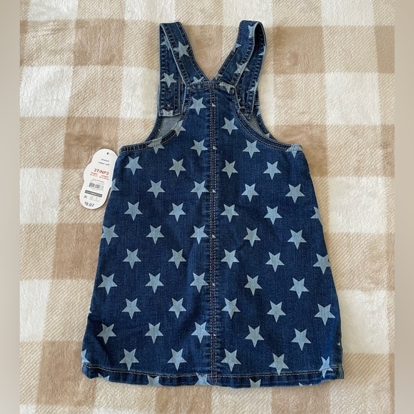 Starry Denim Kids Overall Dress NWT - Picture 2 of 4